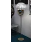 LAMPA STOJĄCA FEATHERS SLIM SZARA 43X170 cm